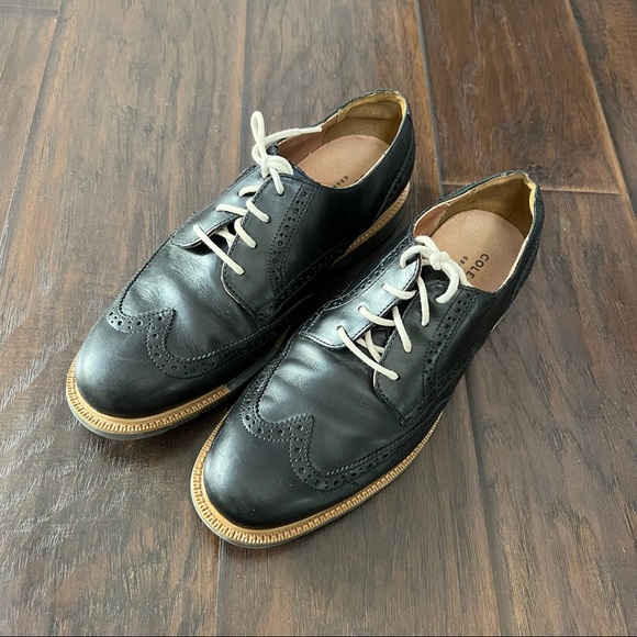 Cole haan Grand. OS Mens lace up wingtip shoes size 9 M - Picture 5 of 6